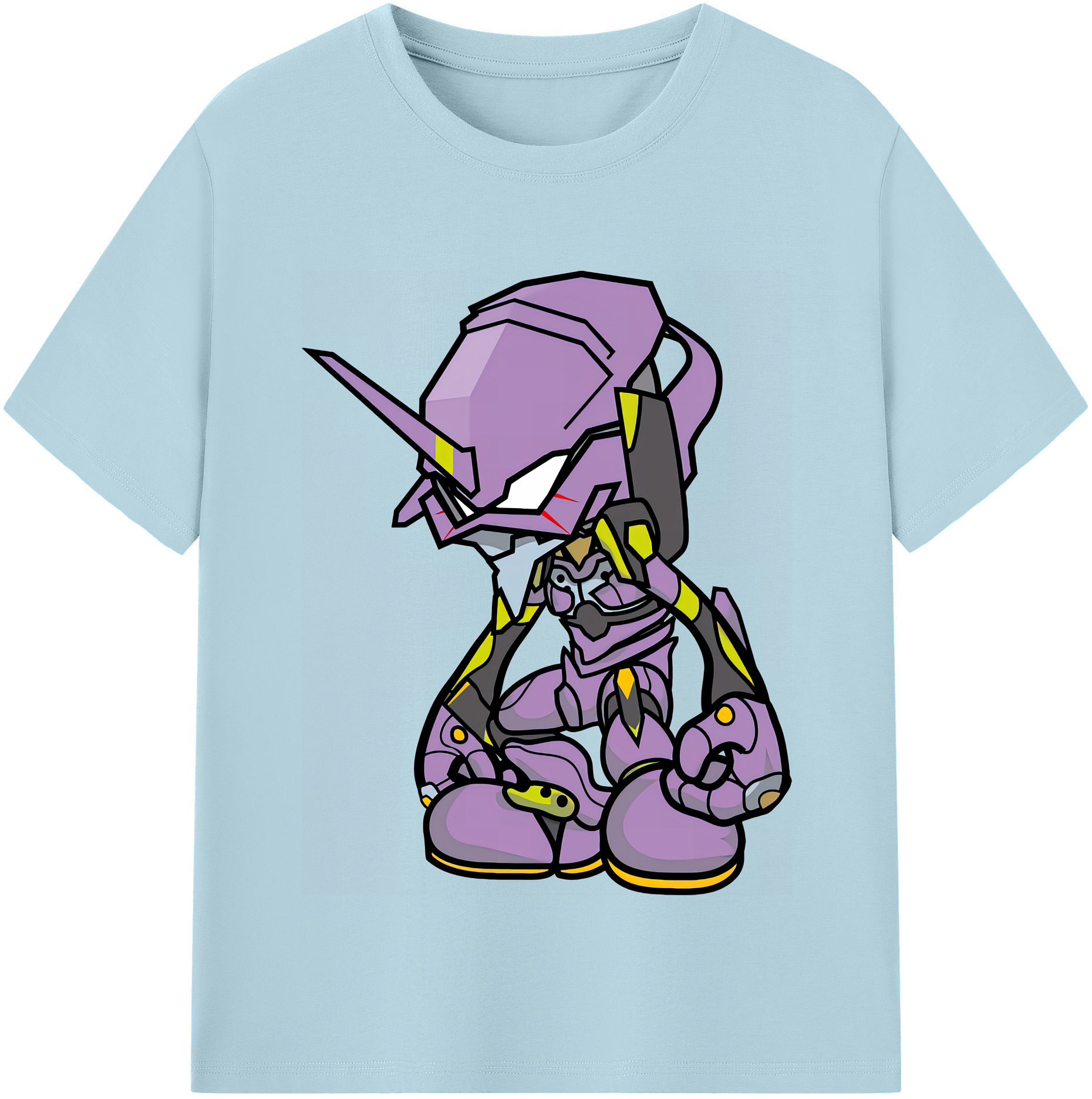 （画像用） EVA 新世紀エヴァンゲリオン 綿100％半袖Tシャツ（フロントプリント）